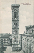 Litho PC ** Italy Firenze Cattedrale Il Campinile Giotto early 1900s picture