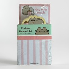 Pusheen 2 Notepad Set 100 Sheets Each Buy More Snacks Memo Pads Stationery picture