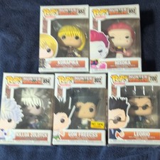 Funko Pop Hunter x Hunter Vinyl Lot 5 Gon Killua Hisoka Kurapika Leorio HT picture
