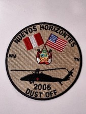 Original US Army 2006 Nuevos Horizontes Peru Humanitarian Mission DUST OFF Patch picture