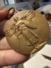 ANTIQUE WW1 GREAT WAR FOR CIVILIZATION VICTORY MEDAL picture