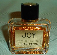 Vintage JOY by Jean Patou Paris Eau de Toilette 1 fl oz. Perfume ~ over 2/3 full picture