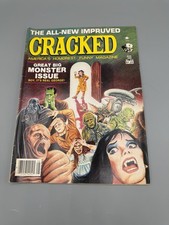 Cracked Magazine #213 Aug 1985 Great Big Monster Issue Vintage Horror Humor picture