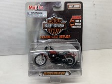 2000 FXDX DYNA SPORT VINTAGE MAISTO 1:24 HARLEY DAVIDSON MOTORCYCLE MODEL RED picture