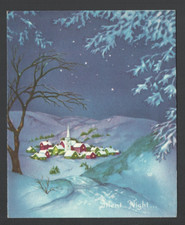 Vintage Christmas Card & Music SILENT NIGHT LINSTAEDT  The Story of SILENT NIGHT picture