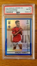 Goncalo Ramos RC Rookie Benfica Topps Merlin 2020/21 PSA 8 /75 picture