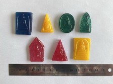 Novelty Resin Thai 7X Amulets Buddha Colorful Bless Spell picture