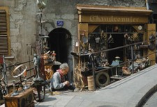 Antique Shop In Geneva's Old Town 1965 Historic Old Photo picture