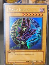 Yu-Gi-Oh LOB-005 1st Edition Dark Magician Portuguese Near Mint picture