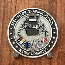 NYPD Emergency Service Unit Specialized Training School Challenge Coin  W#21 picture