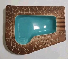 Tino Razo Skateboarding Book Promo Ashtray Mid Century Backyard Pool Skating picture