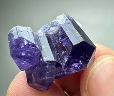 45 Carat Well Terminated Violet Purple Scapolite Tri-Crystals From @AFG picture