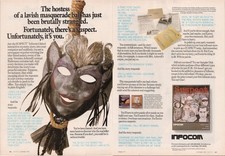 Infocom Suspect Interactive Mystery Print Ad 1985 Vintage BYTE Magazine picture