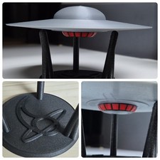 C-57D UFO/Flying Saucer (from Forbidden Planet) - Silver - In Flight - Small picture