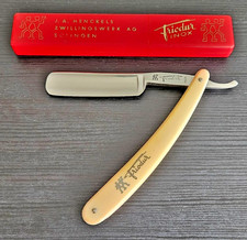 Vintage J.A. Henckels Friodur 72½ INOX 13/16 Straight Razor Shave Ready w/case picture