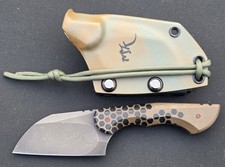 9.5/10 Rare R.S. Knifeworks Delta 3 REC Exc. Nitro V Multigrind Hex G-10 USA picture