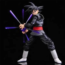 New 14cm Anime Dragon Ball Black Goku Zamasu Action Figure Super Saiyan Movie Ve picture