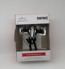 Hallmark Fortnite Toon Meowscles Christmas Ornament - New With Box picture