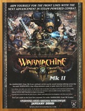 2009 Warmachine Prime Mk II Print Ad/Poster Miniatures Figures Game Promo Art picture