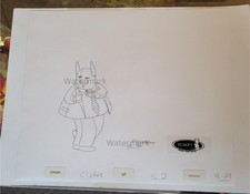Dilbert Original Production Drawing HAND-SIGNED Scott Adams Boss Dogbert picture