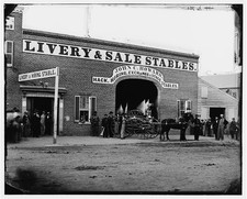 Washington DC John C Howard Stable G Street 1865 Livery & Sale Stables picture
