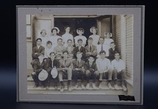 Antique 1911 San Pedro California School Photo 16th St Scott Studio Large Mount picture