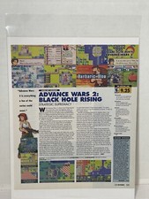 Advance wars 2: Black hole rising video game review print ad wall art Ephemera picture