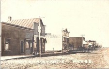 RPPC Perth North Dakota Street Scene Business District 1913 picture