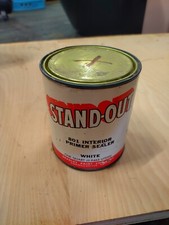 Vintage Paint Can stand out interior primer sealer White picture