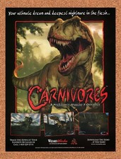 1999 Carnivores PC Original Advertisement / Retro Promo v1 picture