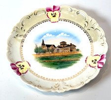 Emporia College KS KANSAS Wheelock Antique Souvenir RARE China Dish Plate picture