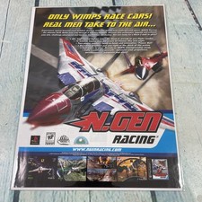 2000 NGEN Racing PlayStation Game Vintage Print Ad/Poster Promo Art Magazine Pg picture
