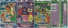 2008 Neo Pets Trading Card Game 4 Booster Pack Lot Set CCG TCG Cool Tattoos... picture