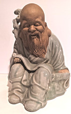 Vintage Jurojin Japanese Kutani Ware Ceramic Statue 9