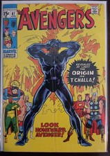 The Avengers #87 VG Origin of The Black Panther (Marvel Comics April 1971) picture