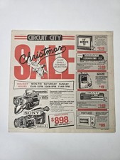 1989 Circuit City Christmas Catalog Sony RCA JVC Camcorders VCR 16 Pages picture