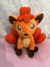 Pokemon Vulpix Fire Fox Sitting Plush Stuffed Figure Tush & Hang Tags Removed picture