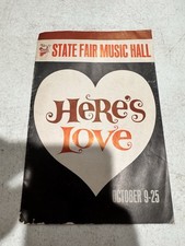 vintage state fair music hall here's love program picture