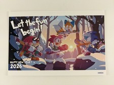 Sega Happy New Year 2026 Postcards Set of 3 Sonic Yakuza picture