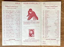 RARE 1928 HASTINGS COLLEGE vs MIDLAND COLLEGE FOOTBALL PROGRAM- NEBRASKA HISTORY picture