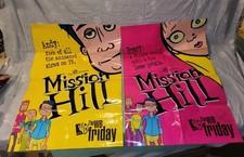 1999 WB TV Advert Promo Poster Full Size Animated Series MISSION HILL Rare 36x24 picture