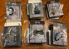 RARE Ghost band Complete Blind Box Enamel Pin - SET of 6 Skeleta Skeletour Papa picture