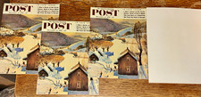 Hallmark Reprod Saturday Evening Post Cover of December 22, 1956 Christmas Cards picture