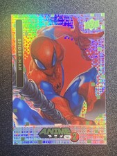 2023 UD Marvel Anime Vol 2 🔥 Spider-Man Thatched Foil 🔥 picture