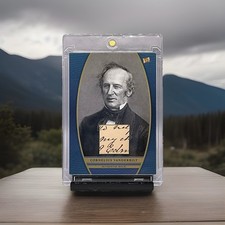 2024 Pieces Of The Past One Time Series Cornelius Vanderbilt Handwritten Relic picture