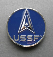 USSF SPACE FORCE EMBLEM ENAMEL CAR GRILL MEDALLION 3 INCHES picture