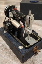 Vintage Japanese-made Capitol sewing machine popular Singer Model 15 clone Works picture