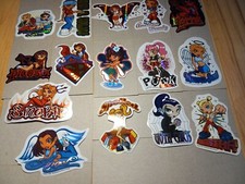 Y2K Girls 2002 Vintage Vending Stickers Lot Full Set Of 15 (extra rare) UG1 picture