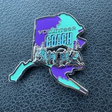 USAG Alaska State Shaped Air Force Military Youth Fitness Challenge Coin picture