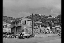 Charlotte Amalie Saint Thomas Virgin Islands 1941 Houses Near Marketplace picture